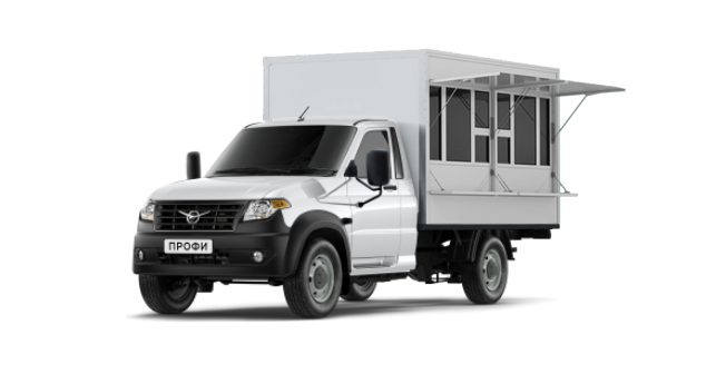 УАЗ Профи Автомагазин - Белый металлик